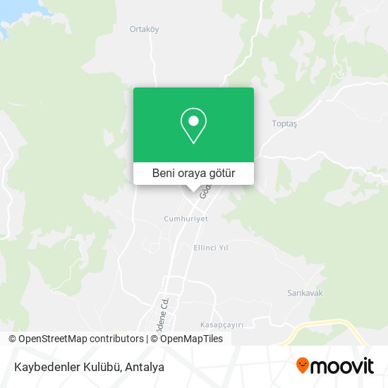 Kaybedenler Kulübü harita
