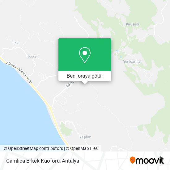 Çamlıca Erkek Kuoförü harita
