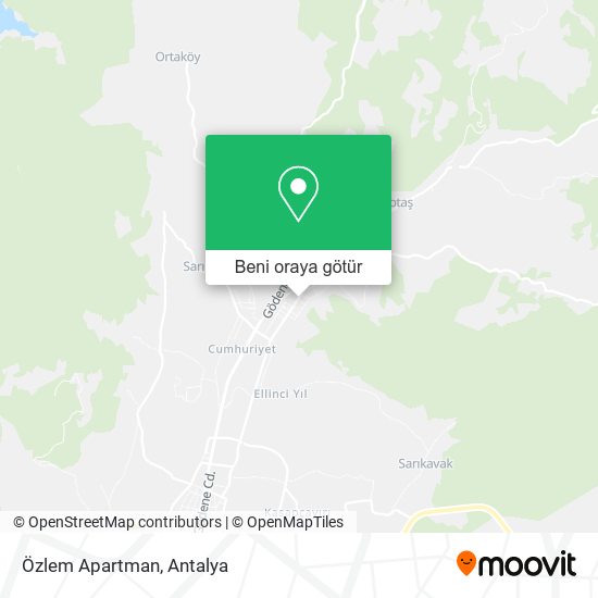 Özlem Apartman harita