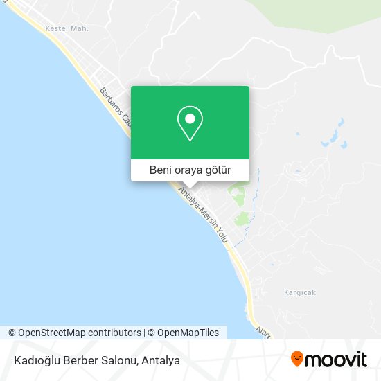 Kadıoğlu Berber Salonu harita