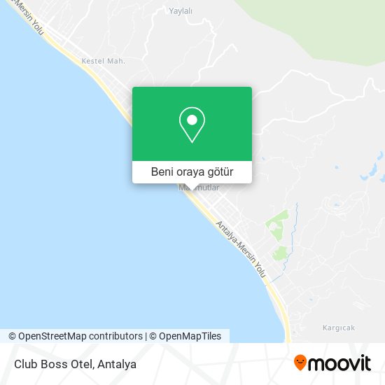 Club Boss Otel harita