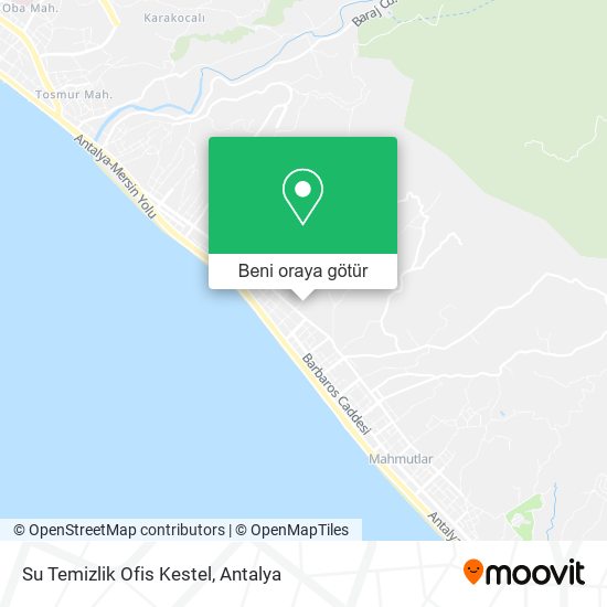 Su Temizlik Ofis Kestel harita