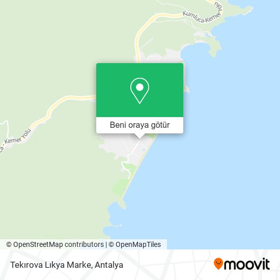 Tekırova Lıkya Marke harita