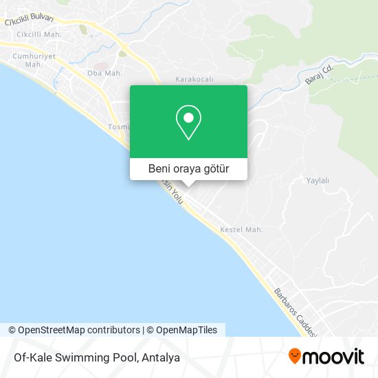 Of-Kale Swimming Pool harita