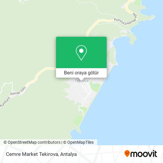 Cemre Market Tekirova harita
