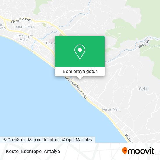 Kestel Esentepe harita