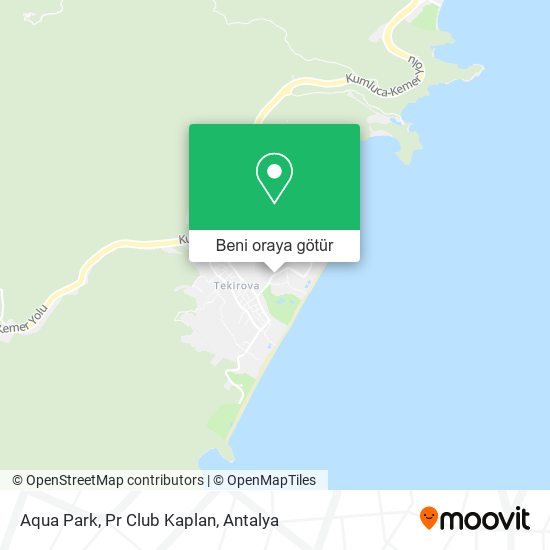Aqua Park, Pr Club Kaplan harita