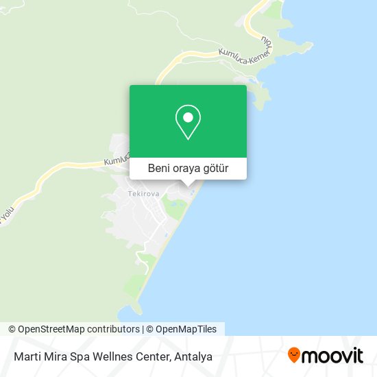 Marti Mira Spa Wellnes Center harita