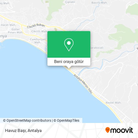 Havuz Başı harita