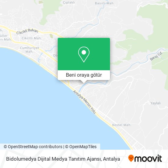 Bidolumedya Dijital Medya Tanıtım Ajansı harita