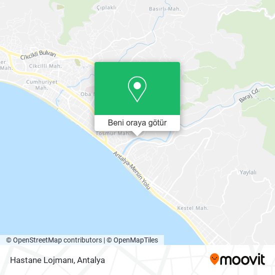 Hastane Lojmanı harita