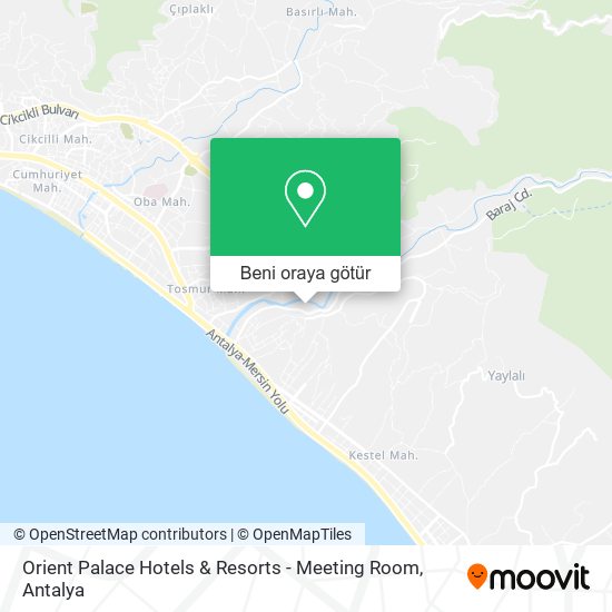 Orient Palace Hotels & Resorts - Meeting Room harita