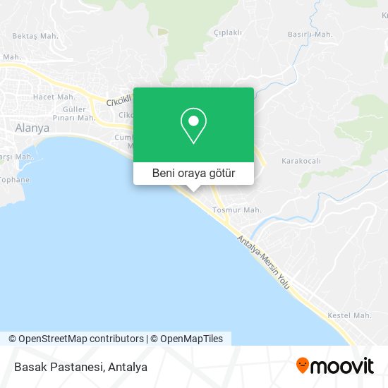 Basak Pastanesi harita