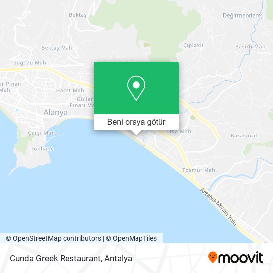 Cunda Greek Restaurant harita