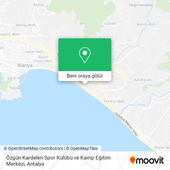 Özgün Kardelen Spor Kulübü ve Kamp Eğitim Merkezi harita