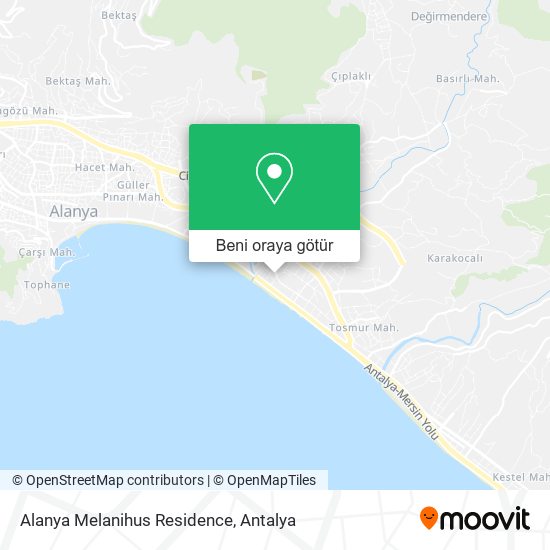 Alanya Melanihus Residence harita