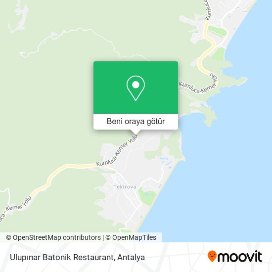 Ulupınar Batonik Restaurant harita