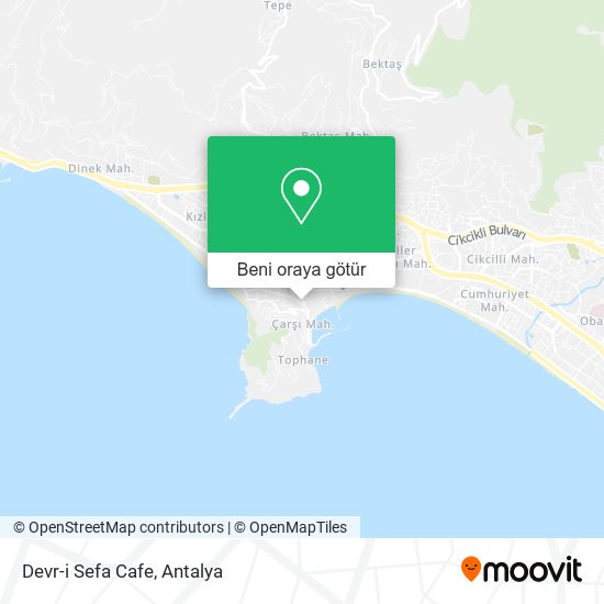 Devr-i Sefa Cafe harita