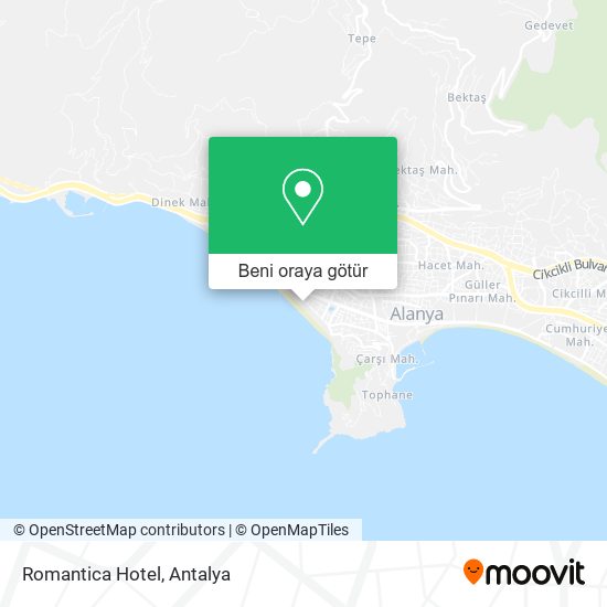 Romantica Hotel harita