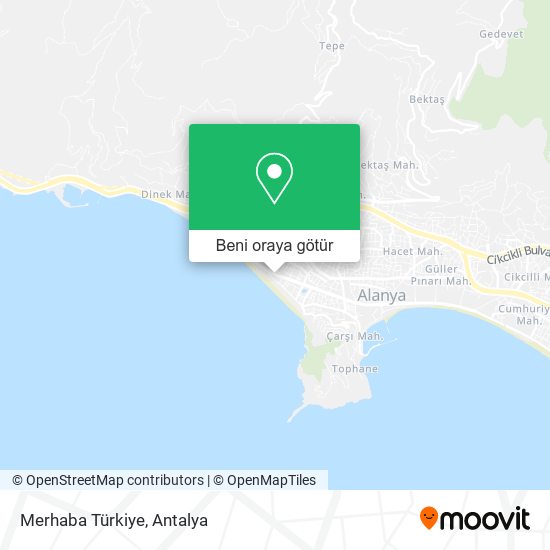 Merhaba Türkiye harita