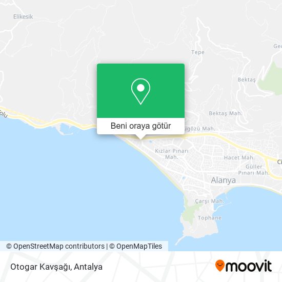 Otogar Kavşağı harita