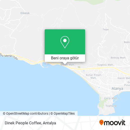 Dinek People Coffee harita