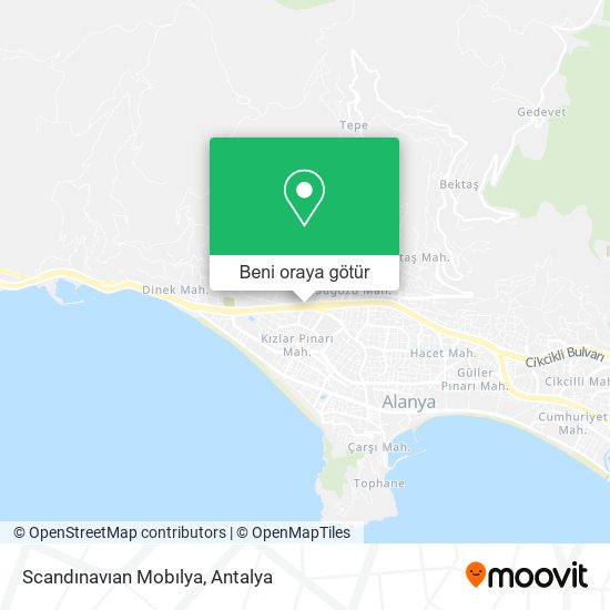 Scandınavıan Mobılya harita