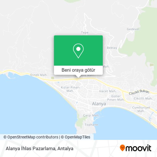 Alanya İhlas Pazarlama harita