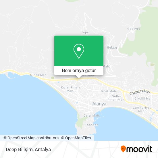 Deep Bilişim harita