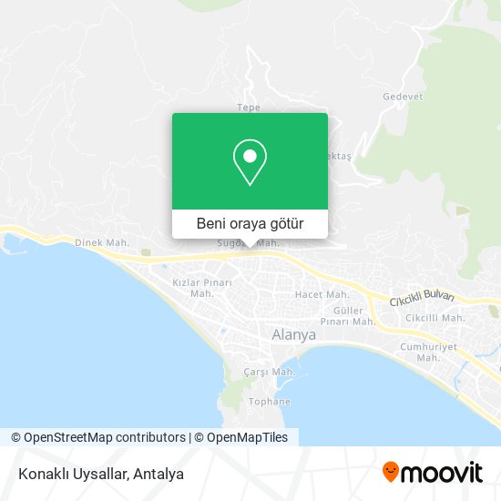 Konaklı Uysallar harita