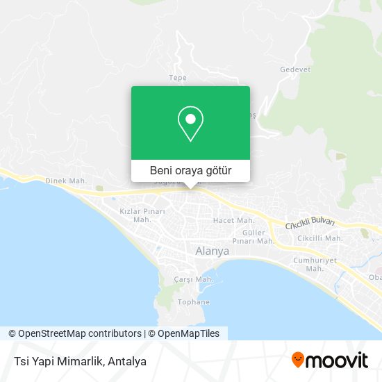 Tsi Yapi Mimarlik harita