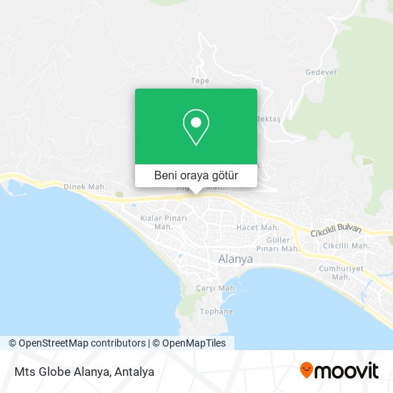 Mts Globe Alanya harita