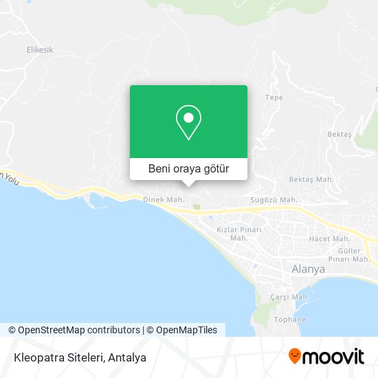 Kleopatra Siteleri harita
