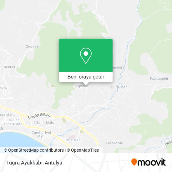 Tugra Ayakkabı harita