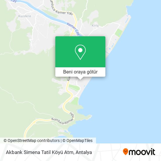 Akbank Simena Tatil Köyü Atm harita