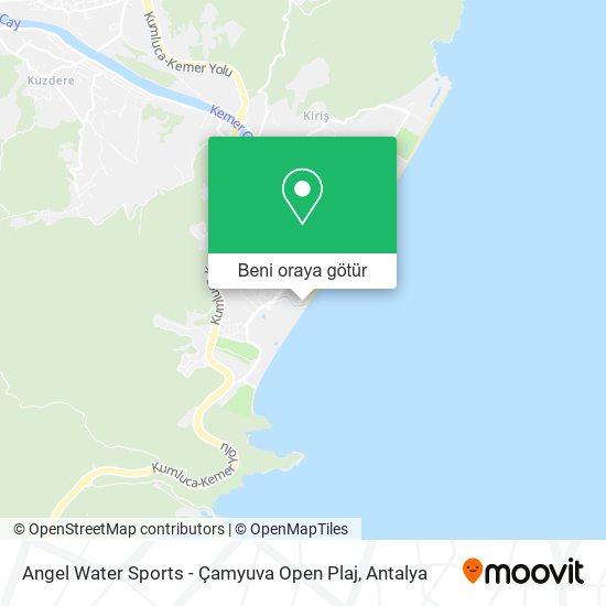 Angel Water Sports - Çamyuva Open Plaj harita