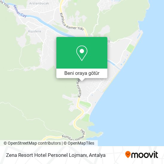 Zena Resort Hotel Personel Lojmanı harita