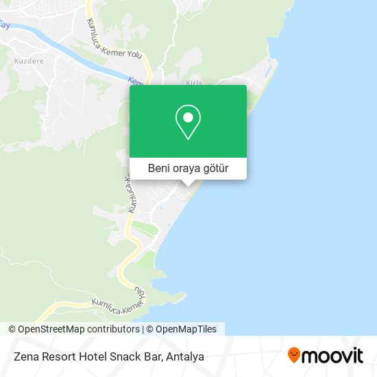 Zena Resort Hotel Snack Bar harita