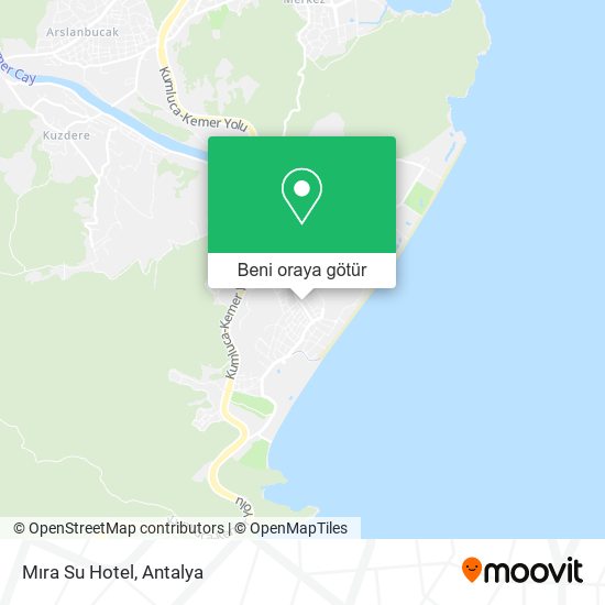 Mıra Su Hotel harita