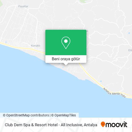 Club Dem Spa & Resort Hotel - All Inclusive harita