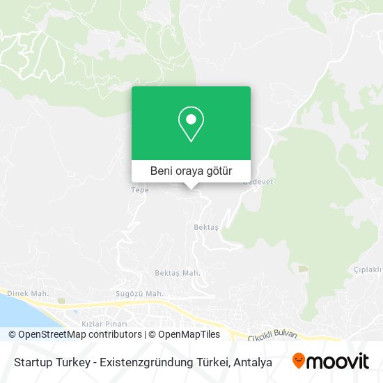 Startup Turkey - Existenzgründung Türkei harita