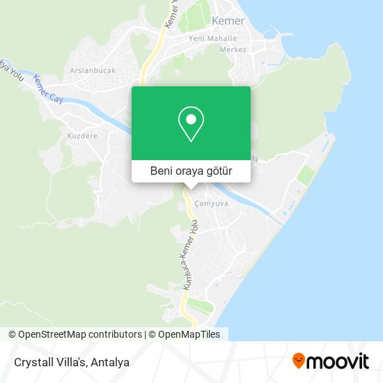 Crystall Villa's harita