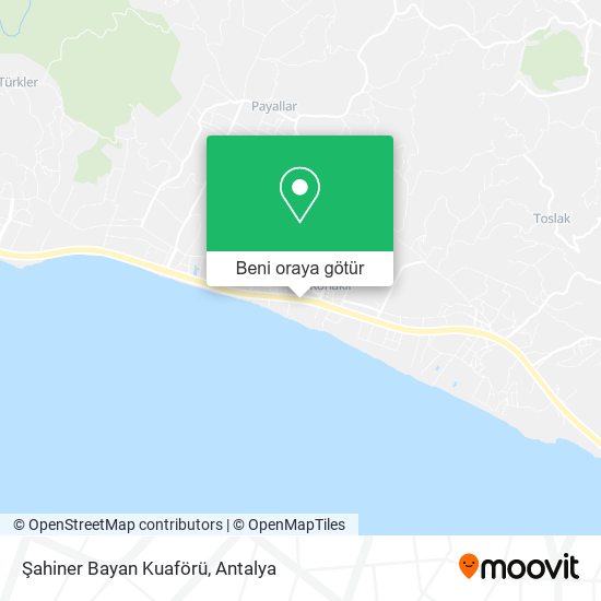 Şahiner Bayan Kuaförü harita