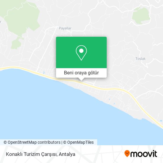 Konaklı Turizim Çarşısı harita