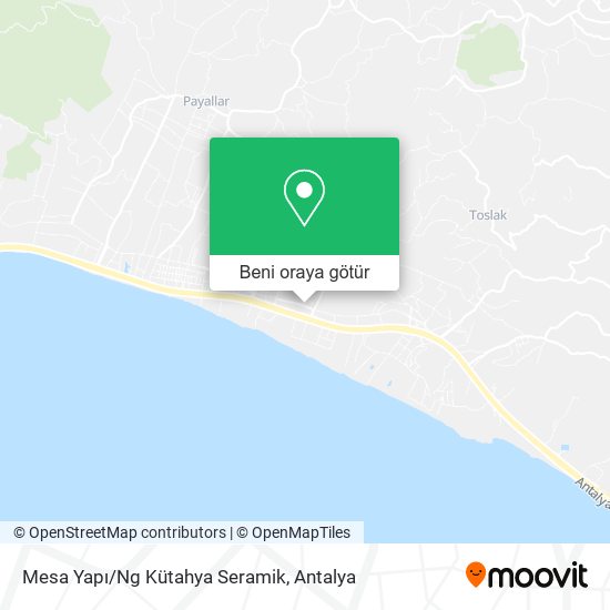 Mesa Yapı/Ng Kütahya Seramik harita