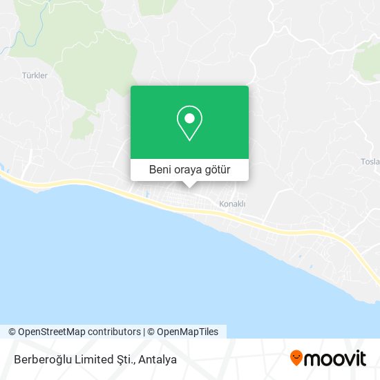 Berberoğlu Limited Şti. harita