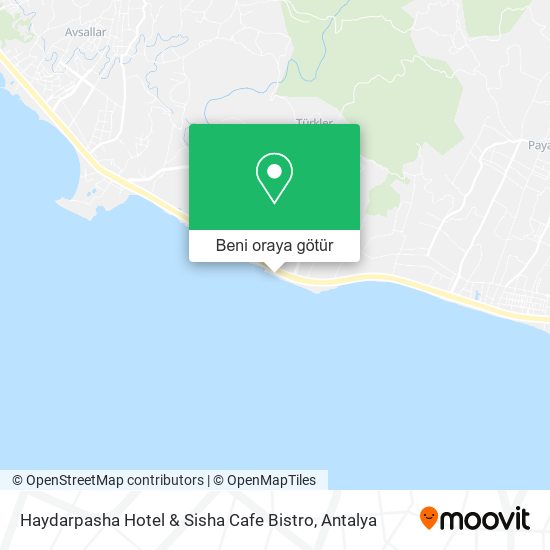 Haydarpasha Hotel & Sisha Cafe Bistro harita