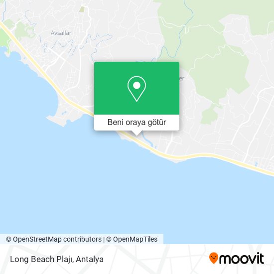 Long Beach Plajı harita