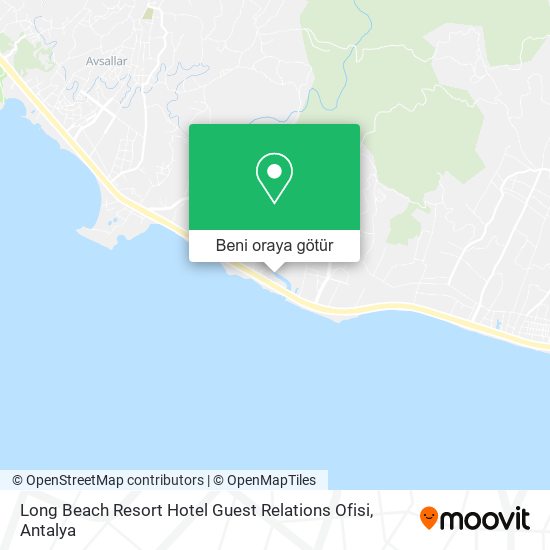Long Beach Resort Hotel Guest Relations Ofisi harita