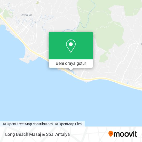 Long Beach Masaj & Spa harita